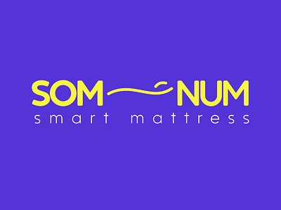 SOM-NUM Sample Logo Concept branding custom logo design logo logo design mattress logo mattress logo concept smart mattress logo som num logo concept ui uiux