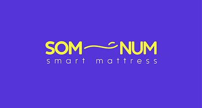 SOM-NUM Sample Logo Concept branding custom logo design logo logo design mattress logo mattress logo concept smart mattress logo som num logo concept ui uiux