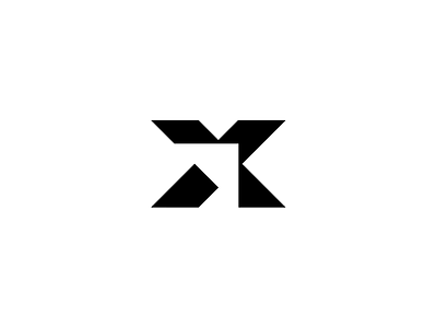 X Factor branding identity logo mark negative space symbol x factor