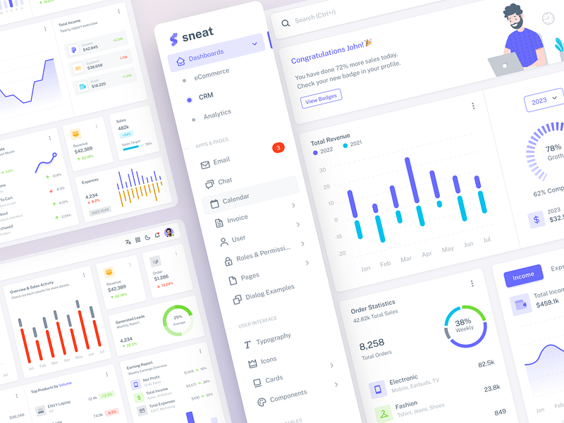 Analytics Dashboard admin admin dashboard analytics analytics dashboard analytics dashboard figma card chart clean crm dashboard dashboard chart dashboard layout dashboard widget ecommerce layout logistics minimal uikit vertical menu widget