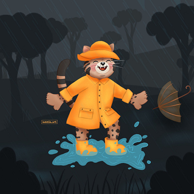 What weather is outside the window, so is the illustration 😂☺️ book illustration cartoon character design children book children illustration cute character illustration design personal branding storybook storybook design