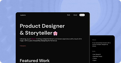 Product Design Portfolio app design freelancer hiring job role mobile portfolio inspiration product designer ui user experience ux website