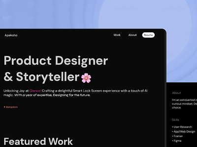 Product Design Portfolio app design freelancer hiring job role mobile portfolio inspiration product designer ui user experience ux website
