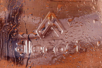 Glass Embossed Logo Mockup artwork brand branding company design embossed frost glass logo mock presentation showcase surface transparent up wet