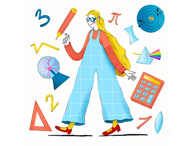 A edu illustration character characterdesign edu education illustration illustrator math mathematics optic physics school study tech