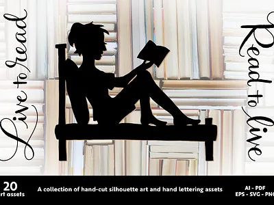 Tag Team Tompkins Creative Market art assets art creative market digital download graphic design hand lettering illustration reading silhouette vector