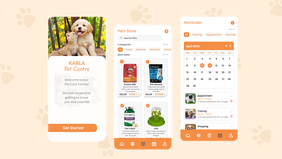 Karla Pet App animation branding designers graphic design ui ux