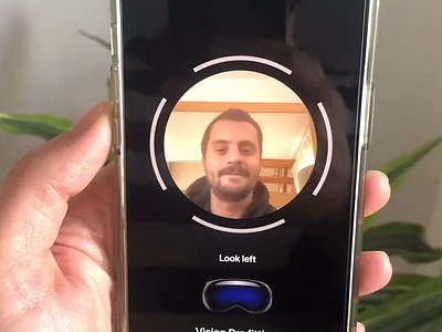 Apple Vision Pro setup animation apple headset ios macos marseille martin onboarding phone pontegnier ui ux vision pro