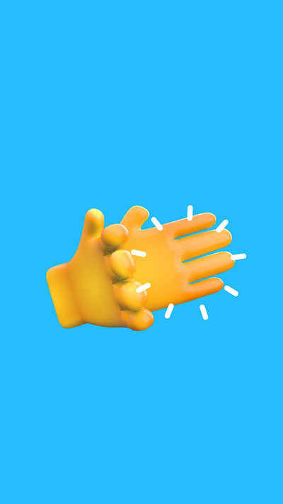 Hand Clap 👏👏 3d animation cinema4d motion animation motion design motion graphics redshift