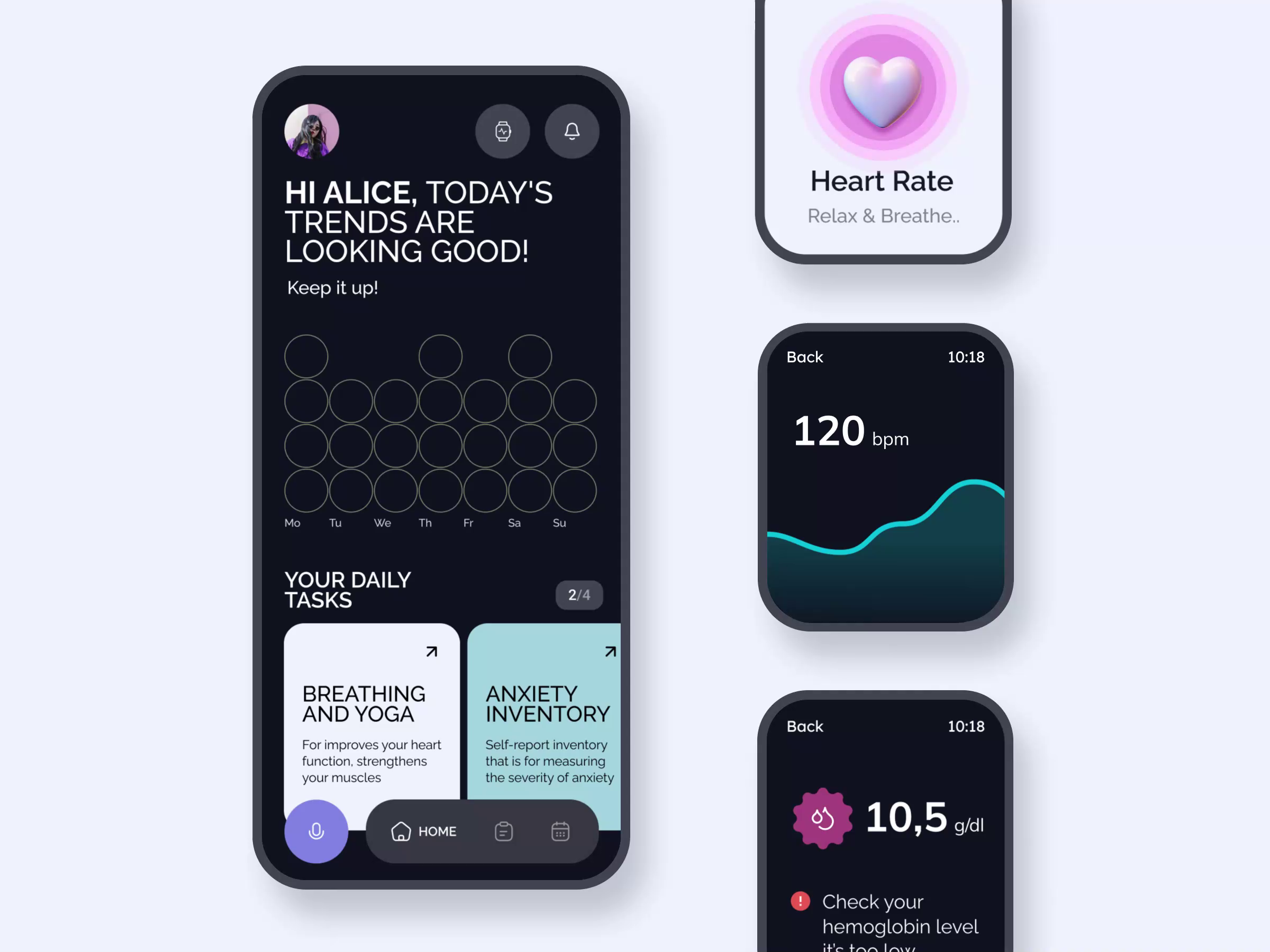 Example of Health AI Companion | App Design Part 2