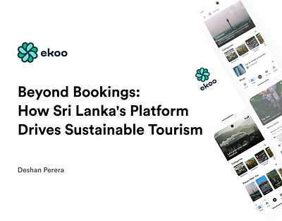 Beyond Bookings: Platform to drive Sustainable Tourism app branding case mobile study sustainable tourism travel ui ux website