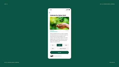 Daily UI #032: Crowdfunding Campaign daily ui ui visual design