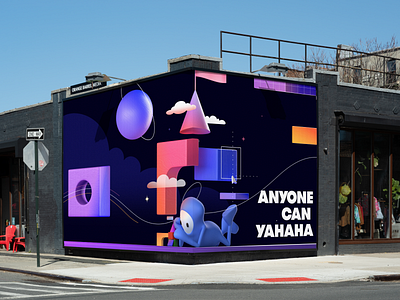 Yahaha — Billboard Design & Illustration billboard branding design graphic design illustration mockup