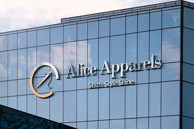 Alice Apparels Logo Design branding design graphic design logo
