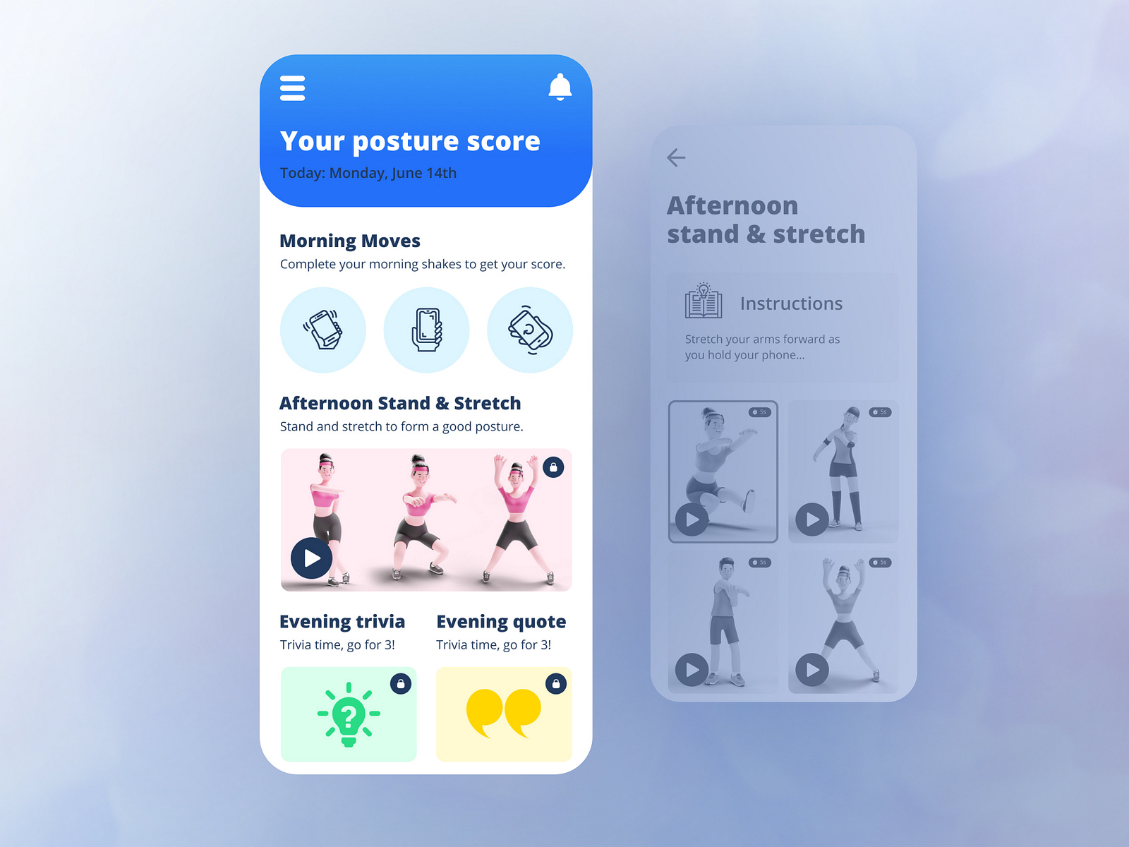 Wellness App by Creative27 on Dribbble