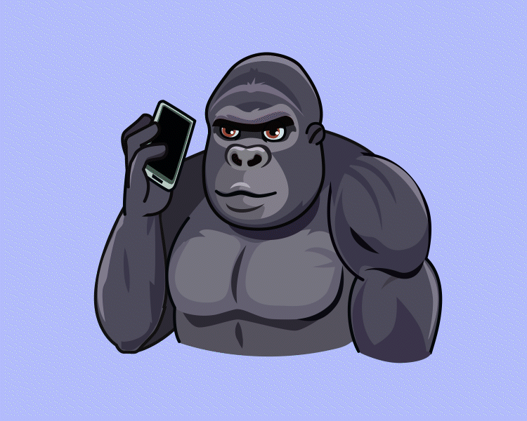 Pump it! adobe aftereffects animated animation chatacter emoji graphic design harambe illustration motion graphics sticker