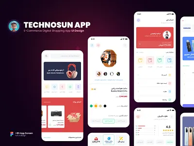 E-Commerce Digital App UI Design [Technosun] app appdesign digital app e commerce app ui app ui design uiux