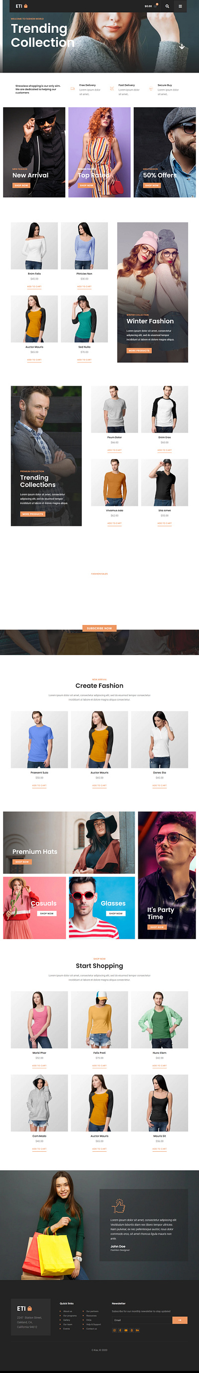 Clothing Store Website-i branding design graphic design ui ux website wordpress