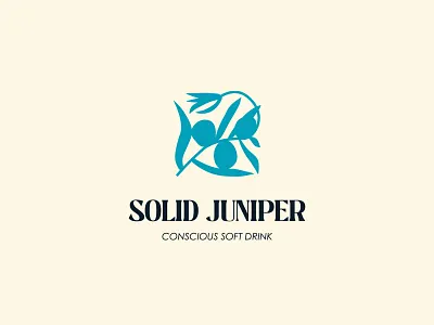 Soft Drink Company l Brand Identity l Solid Juniper brand branding design drinks company flyer graphic design identity illustration illustrator juniper logo mark mockup organic logo pastel color photoshop soft drink solid solid juniper vegan