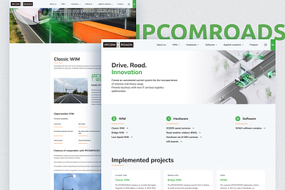 Web Development for Ipcomroads automation cargo transportation design freight ogistics site ux design web web design web development web sire wordpress