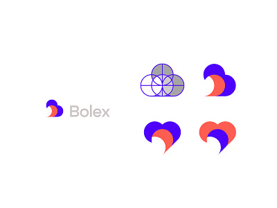 Bolex b branding design font graphic design heart illustration letter lettering logo symbol