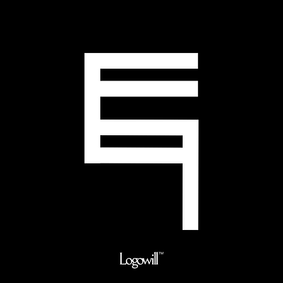 Abstract Letter F Logo branding design graphic design illustration logo vector