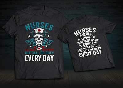 NURSE TYPOGRAPHY T-SHIRT DESIGN nurse day