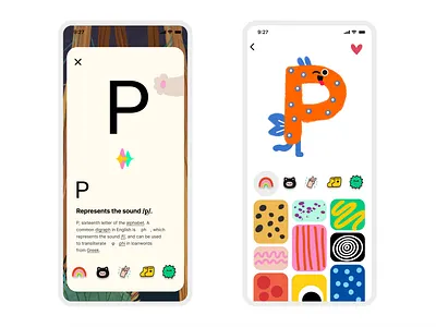 The ABC App app design il illustration ui ux