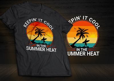 Summer t-shirt design | Beach t-shirt design fashion