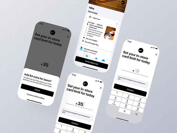 Card Limit Setting Mobile App Ui by UI Ants on Dribbble