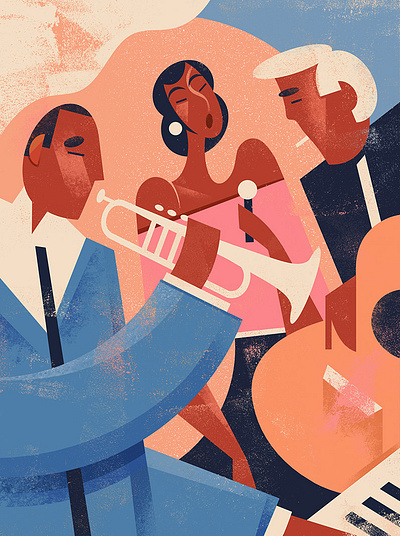 Jazz Classics design graphic illustration jazz label music poster poster design retro vintage