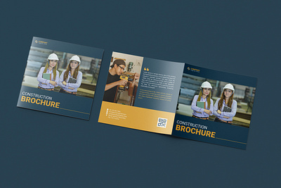 Construction Company Brochure Design Template annual report banner book brochure brochure design company company profile construction company cover creative flyer graphic graphic design layout leaflet page poster print print template template