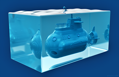 3D submarine design 3d boat design industrial design ship submarine underwater