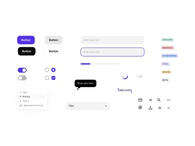 Little Big UI Kit 📦 buttons components designkit designsystem