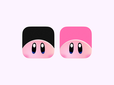005 dailyui – kirby app icon app icon application ios ios app icon kirby kirby aesthetic mobile app mobile app icon uiux user experience user interface