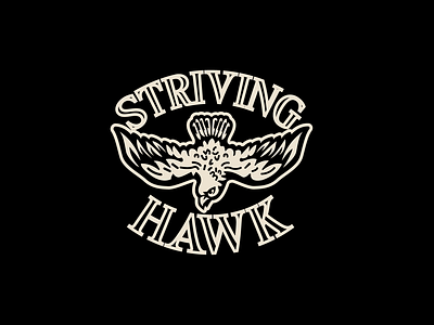 striving hawk 3d animation bird branding design esports graphic design hawk illustration illustrator logo logotype mascot mascot logo motion graphics strive ui vector