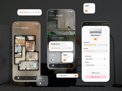 WLCM--HM // 24 — Smart Home Mobile App app app design application design mobile app mobile design smart smart home ui ui ux ui design uiux design