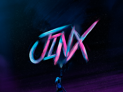 Jinx arcane design graphic design jinx lettering logo typography