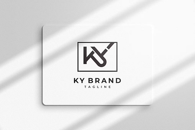 KY Monogram Logo branding graphic design logo