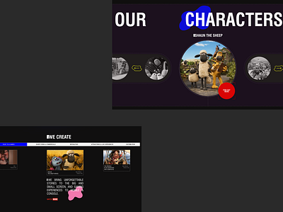 AARDMAN corporate design graphic design ui ux web web design