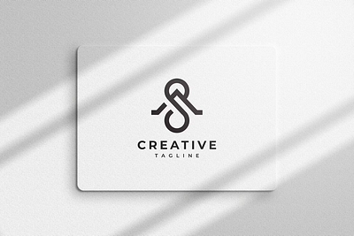 Letter SA Infinity Monogram branding graphic design logo