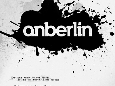 Anberlin Poster anberlin band branding concert design graphic design poster print typography visual identity