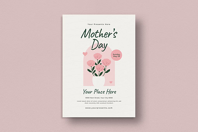 Mother's Day Flyer branding flyer graphic design logo