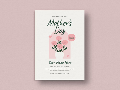 Mother's Day Flyer branding flyer graphic design logo