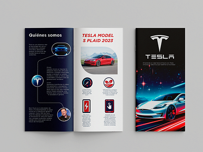 TESLA - INFOGRAFIA adobe brand branding color theory creatividad creativity design graphic design illustration image editing. logo tesla