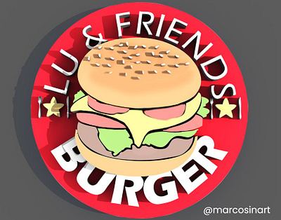 Logo Design 3d logo fast food graphic design logo design