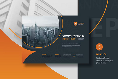 Landscape Corporate Brochure. graphic design