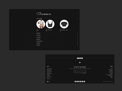 SKIMS/Redesign concept design e com graphic design ui ux web web design