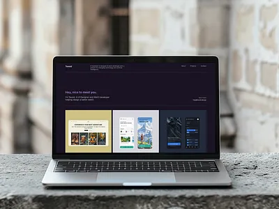 Simple Portfolio Concept design freelance portfolio landing page portfolio portfolio design ui ui design website design