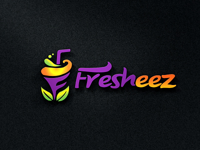 Fresheez Juice Company Logo 3d animation branding graphic design illustration juice logo logos motion graphics ui vector